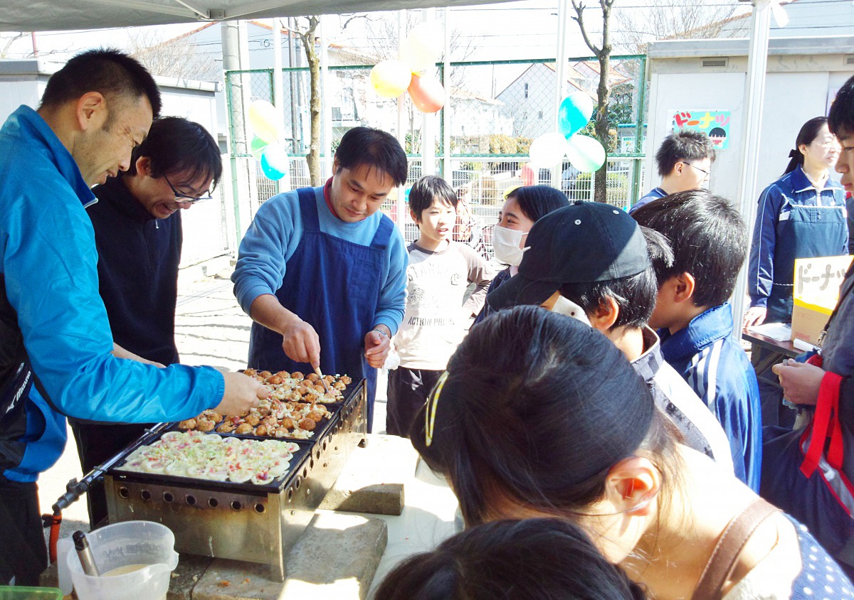 A food stall at a festival ran by a local children’s home